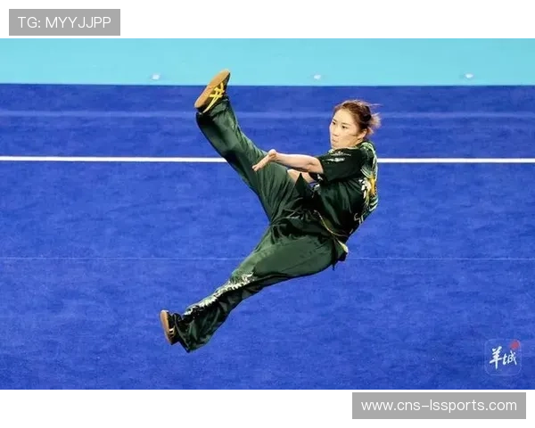 十五运会武术套路比赛，选手展现力与美